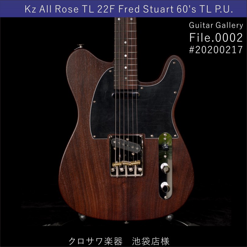 Guitar Gallery File.0002 / Kz All Rose TL 22F #20200217 | Kz 
