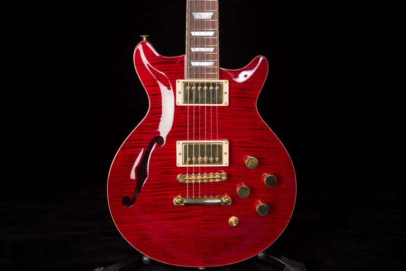 Guitar Gallery File.0011 / Kz One Semi-Hollow F-Hole Carved Top 